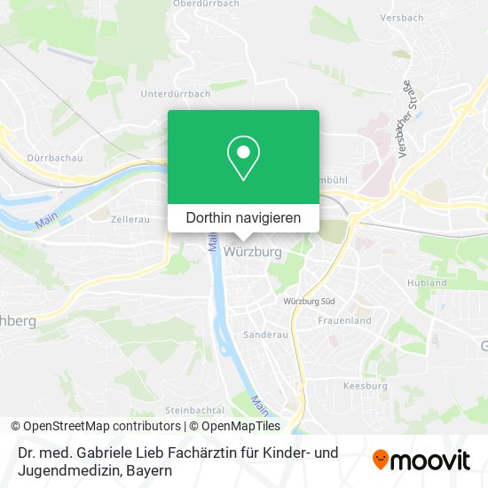 Dr. med. Gabriele Lieb Fachärztin für Kinder- und Jugendmedizin Karte