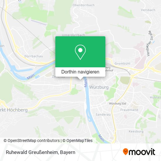 Ruhewald Greußenheim Karte