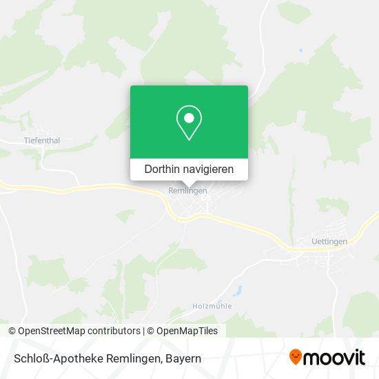Schloß-Apotheke Remlingen Karte