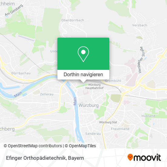 Efinger Orthopädietechnik Karte