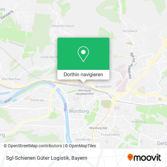 Sgl-Schienen Güter Logistik Karte