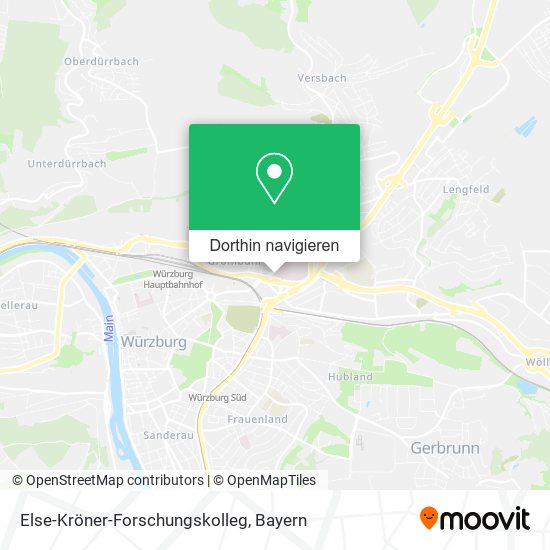 Else-Kröner-Forschungskolleg Karte
