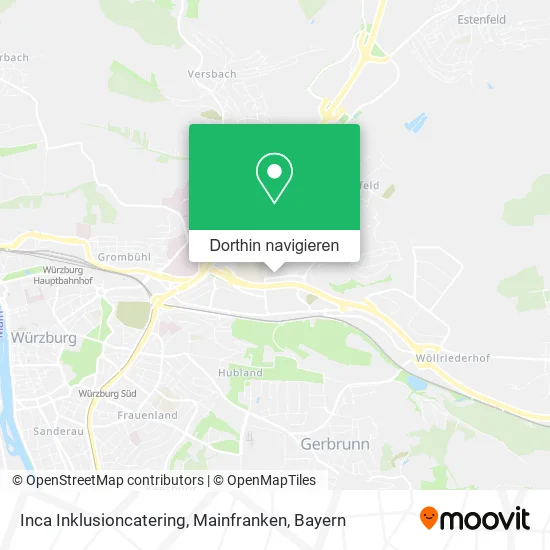 Inca Inklusioncatering, Mainfranken Karte