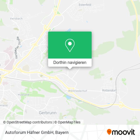 Autoforum Häfner GmbH Karte
