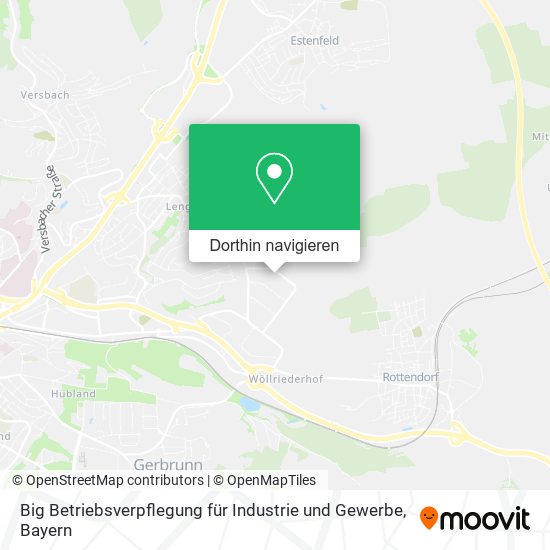 Big Betriebsverpflegung für Industrie und Gewerbe Karte