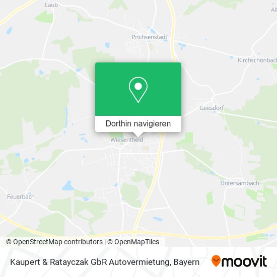 Kaupert & Ratayczak GbR Autovermietung Karte