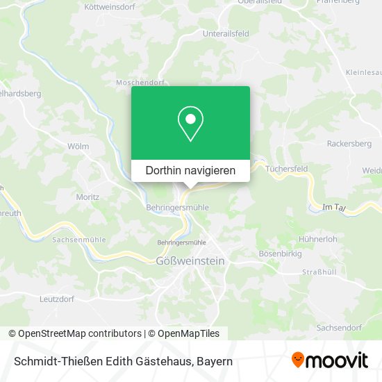 Schmidt-Thießen Edith Gästehaus Karte