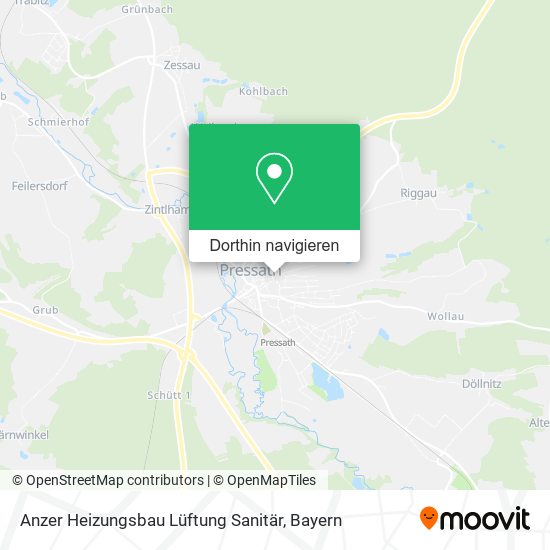 Anzer Heizungsbau Lüftung Sanitär Karte