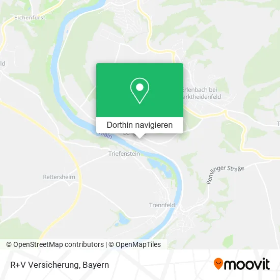 R+V Versicherung Karte