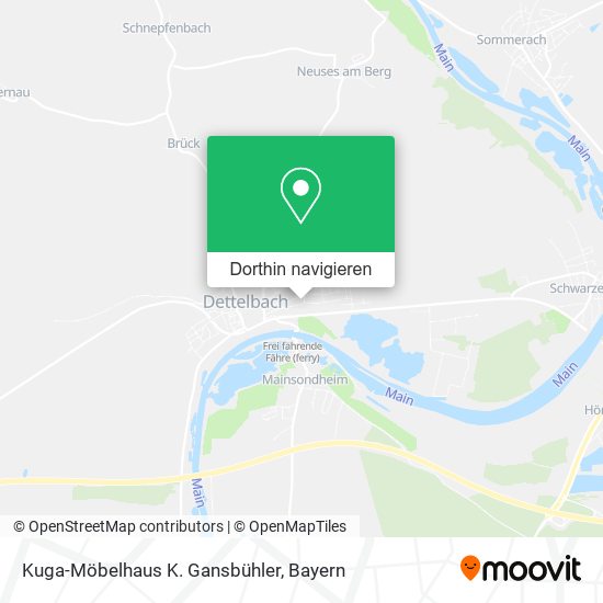 Kuga-Möbelhaus K. Gansbühler Karte