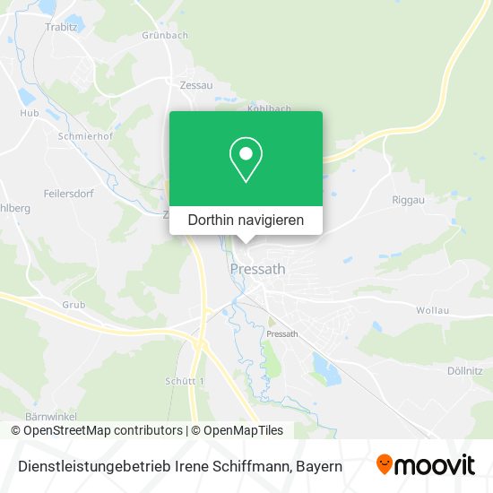 Dienstleistungebetrieb Irene Schiffmann Karte