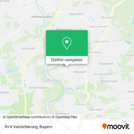 R+V Versicherung Karte