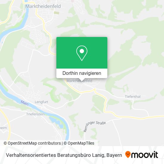 Verhaltensorientiertes Beratungsbüro Lanig Karte