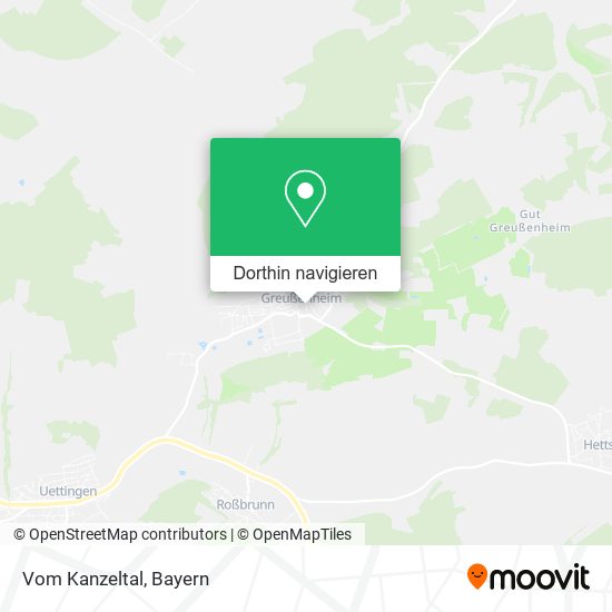 Vom Kanzeltal Karte