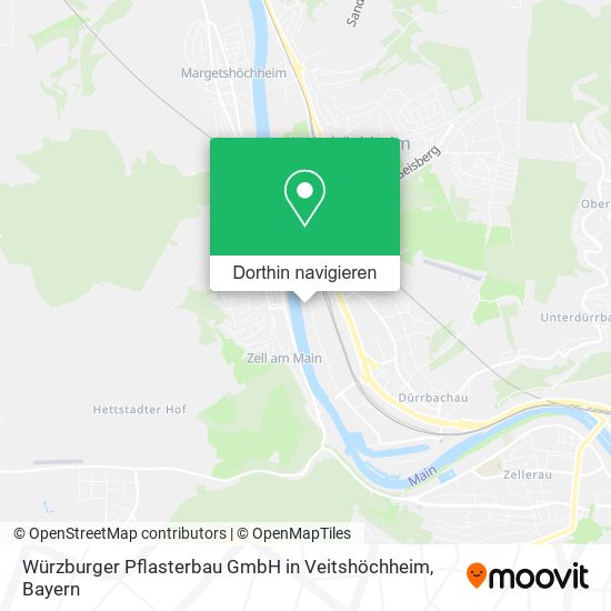 Würzburger Pflasterbau GmbH in Veitshöchheim Karte