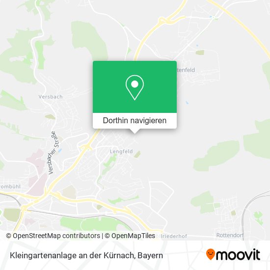 Kleingartenanlage an der Kürnach Karte