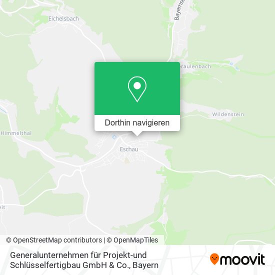 Generalunternehmen für Projekt-und Schlüsselfertigbau GmbH & Co. Karte
