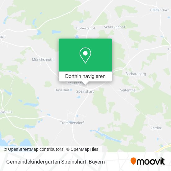 Gemeindekindergarten Speinshart Karte