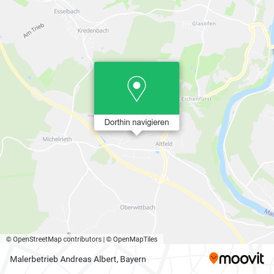 Malerbetrieb Andreas Albert Karte