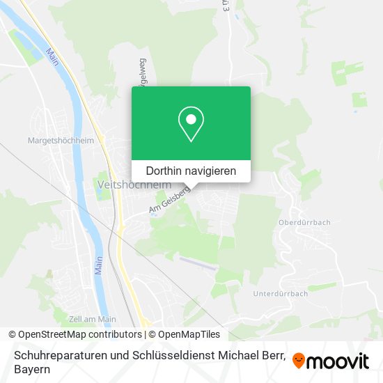 Schuhreparaturen und Schlüsseldienst Michael Berr Karte