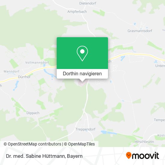 Dr. med. Sabine Hüttmann Karte