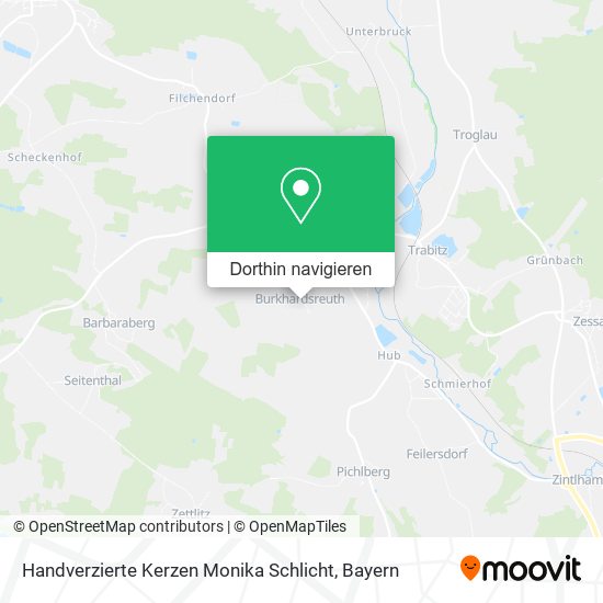 Handverzierte Kerzen Monika Schlicht Karte