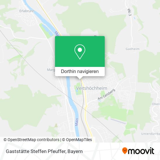 Gaststätte Steffen Pfeuffer Karte