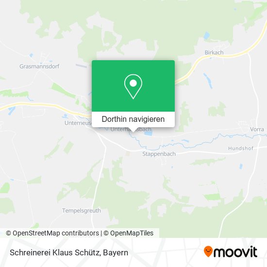 Schreinerei Klaus Schütz Karte