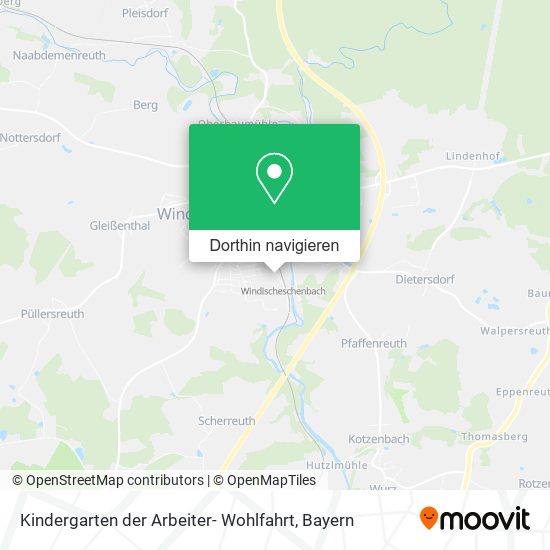 Kindergarten der Arbeiter- Wohlfahrt Karte