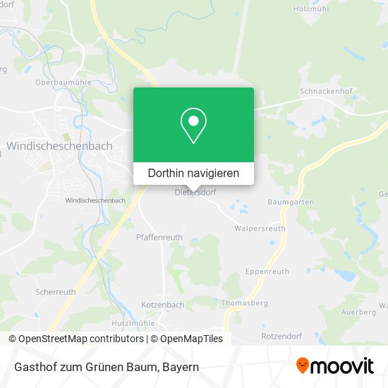 Gasthof zum Grünen Baum Karte