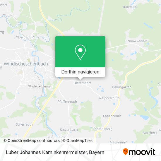 Luber Johannes Kaminkehrermeister Karte