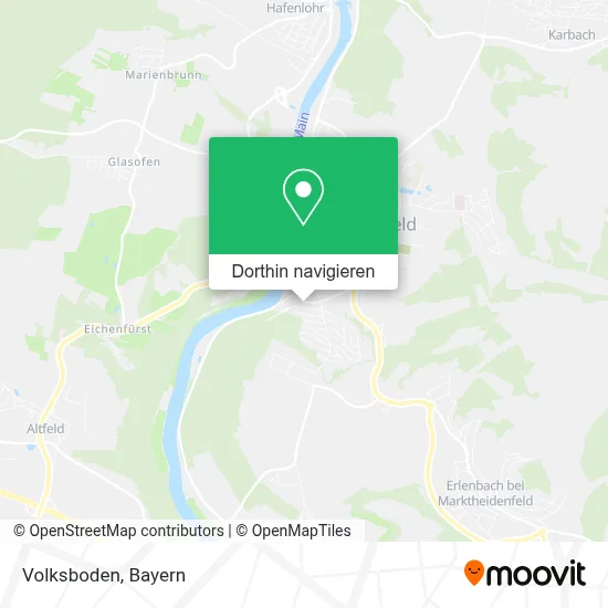 Volksboden Karte