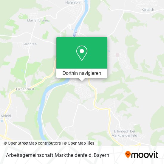 Arbeitsgemeinschaft Marktheidenfeld Karte