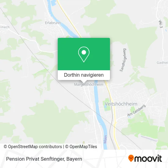 Pension Privat Senftinger Karte