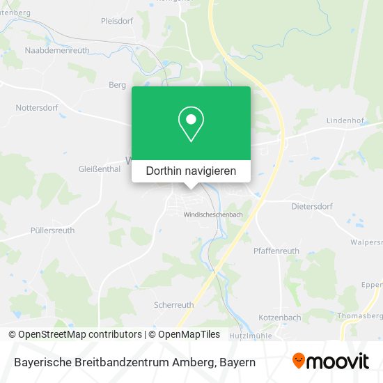 Bayerische Breitbandzentrum Amberg Karte
