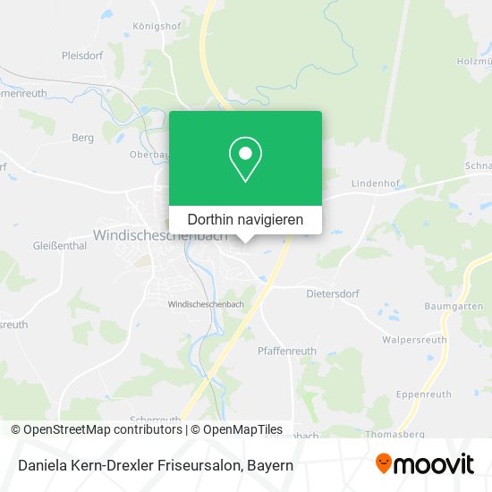 Daniela Kern-Drexler Friseursalon Karte