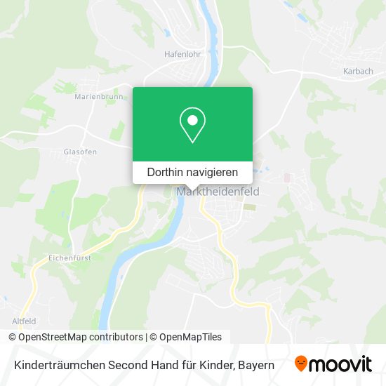 Kinderträumchen Second Hand für Kinder Karte