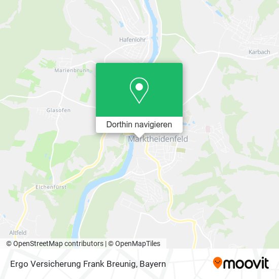 Ergo Versicherung Frank Breunig Karte