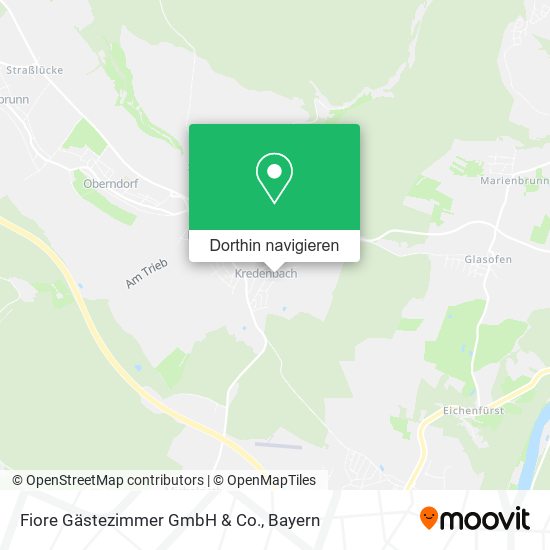 Fiore Gästezimmer GmbH & Co. Karte