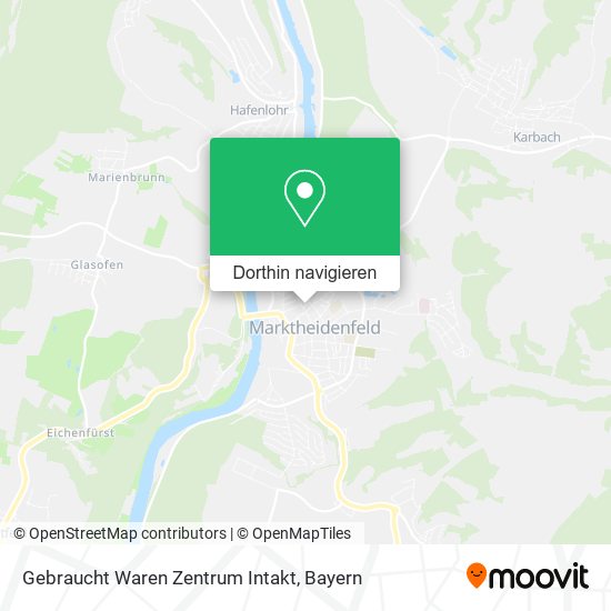 Gebraucht Waren Zentrum Intakt Karte