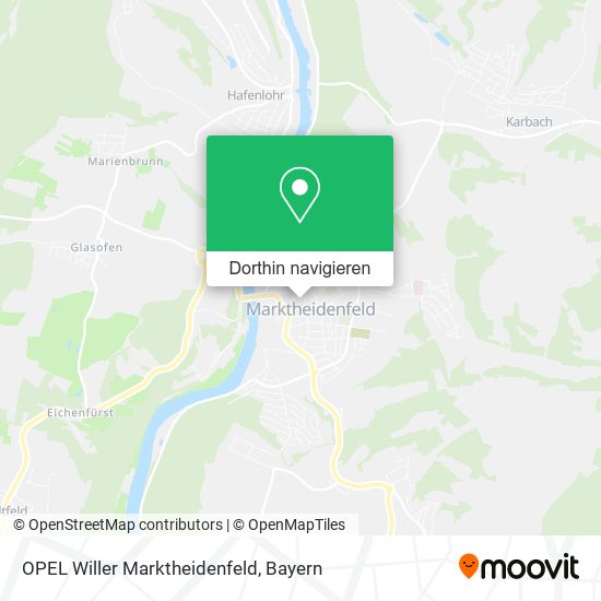 OPEL Willer Marktheidenfeld Karte