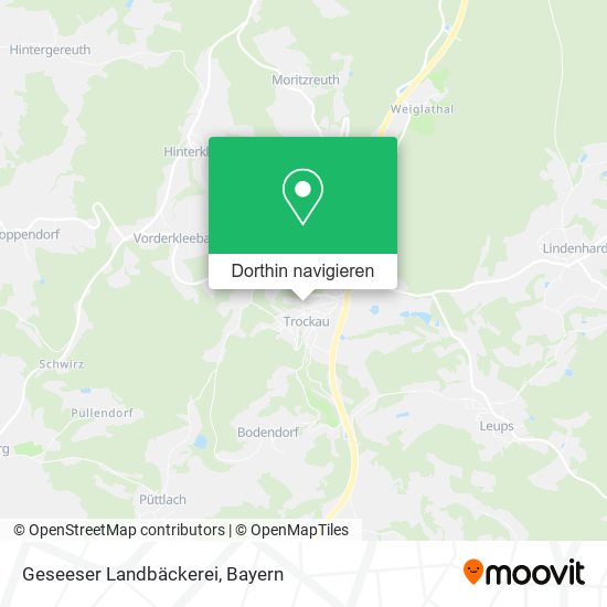 Geseeser Landbäckerei Karte