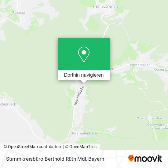 Stimmkreisbüro Berthold Rüth Mdl Karte