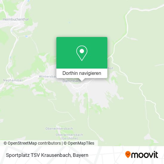 Sportplatz TSV Krausenbach Karte