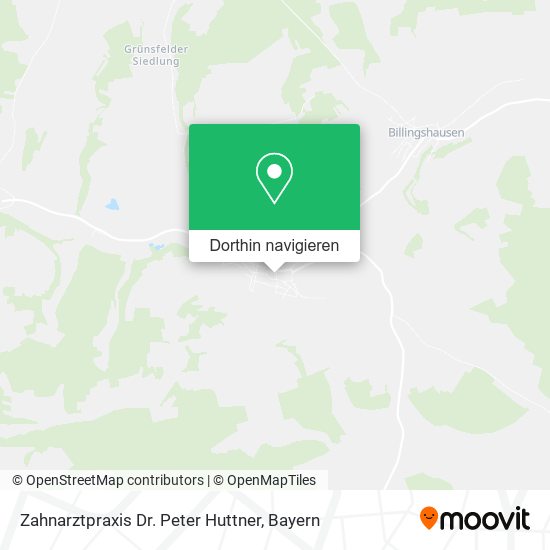 Zahnarztpraxis Dr. Peter Huttner Karte