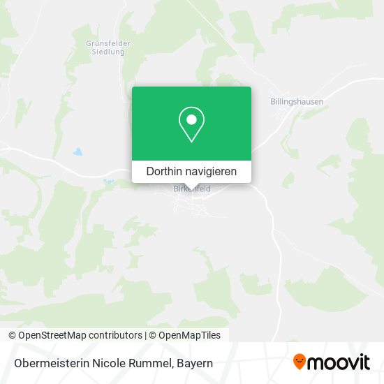 Obermeisterin Nicole Rummel Karte