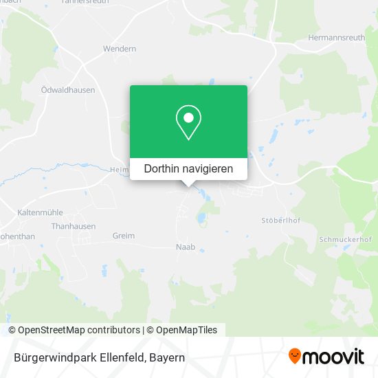 Bürgerwindpark Ellenfeld Karte