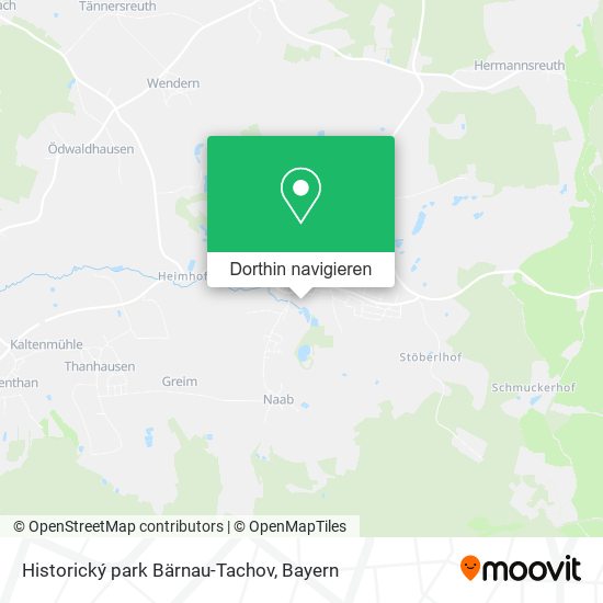 Historický park Bärnau-Tachov Karte