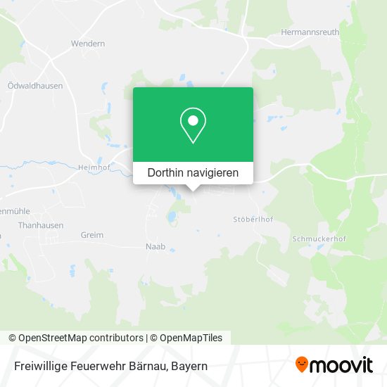 Freiwillige Feuerwehr Bärnau Karte