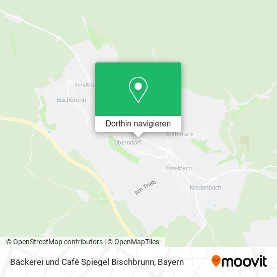 Bäckerei und Café Spiegel Bischbrunn Karte